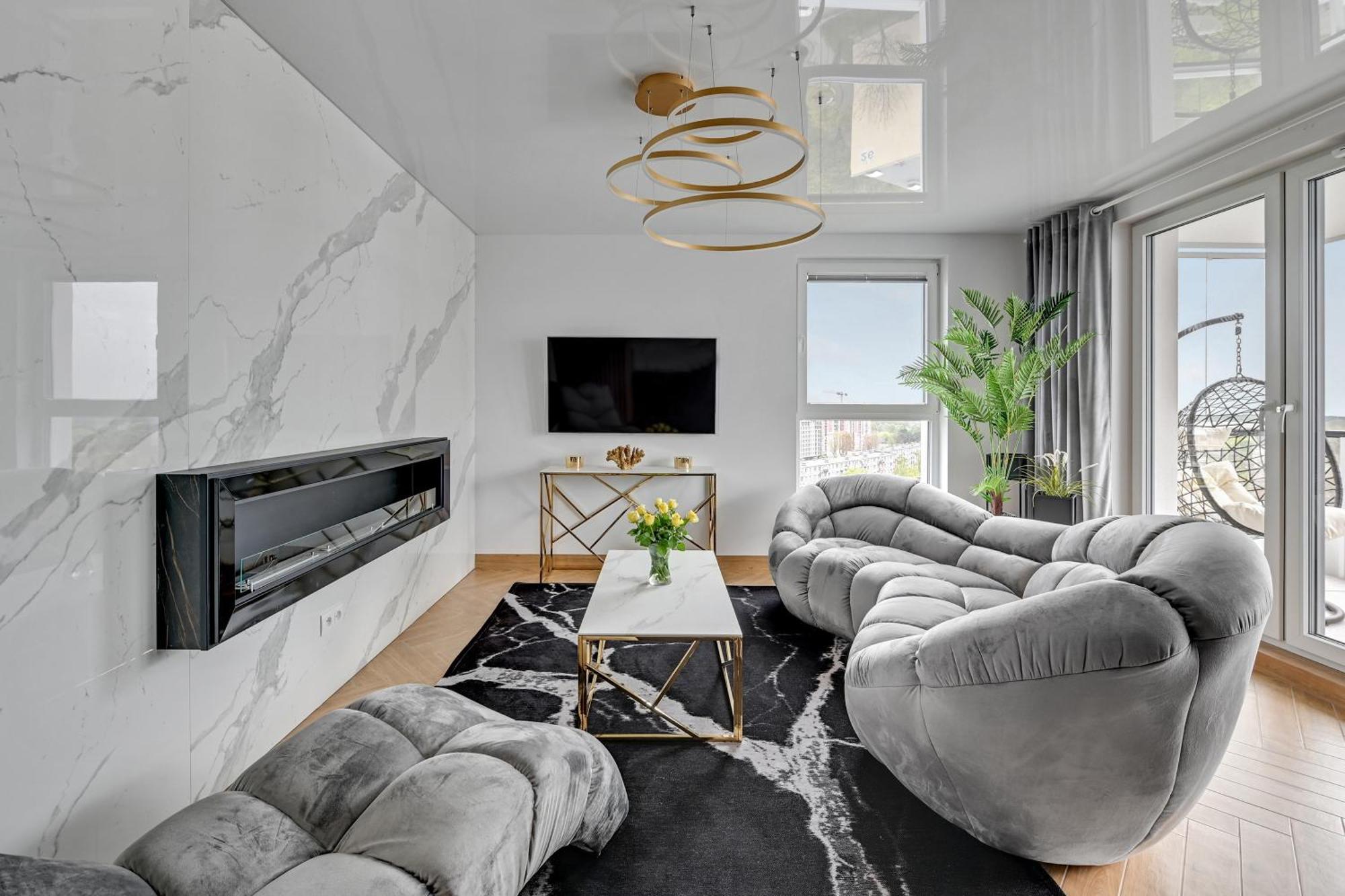 Luxury Voyager - Sea View Apartment Гданск Екстериор снимка